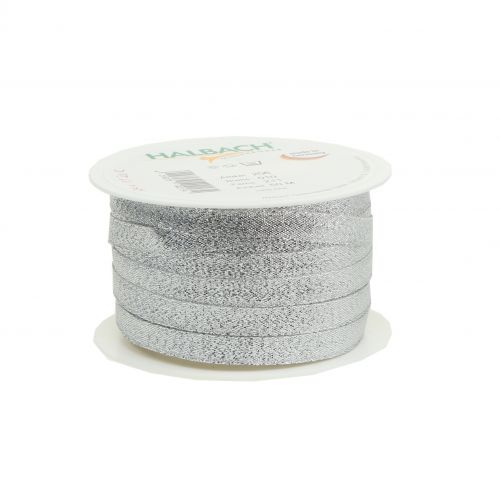Artikel Julebånd lurex sølv 10mm 50m