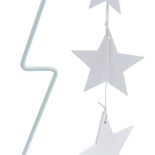 Floristik24 Juletræ metal hvid H53,5cm