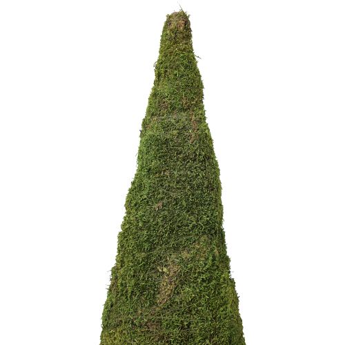 Artikel Juletræ mos træ dekoration i grøn natur Ø25cm H70cm