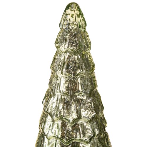 Floristik24 Juletræ med LED-belysning vintage grøn guld 38cm