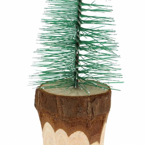 Artikel Julepynt juletræ sneet 10cm 8stk
