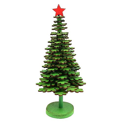 Floristik24 Juletræ snefnug grøn 25cm