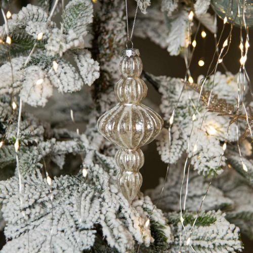 Floristik24 Juletræspynt glas Juletræspynt vintage 15cm 3stk