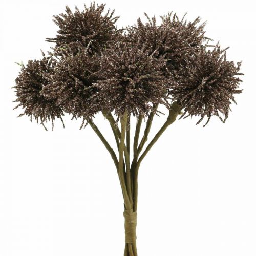 Floristik24 Juleblomster glimmer kunstige blomster Julekobber i bundt af 4 stk
