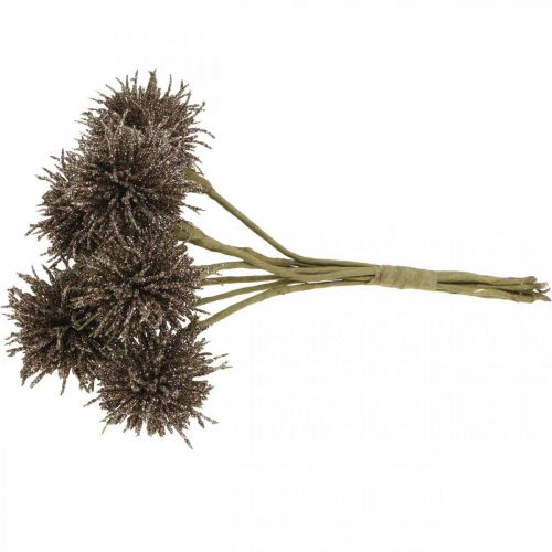 Floristik24 Juleblomster glimmer kunstige blomster Julekobber i bundt af 4 stk