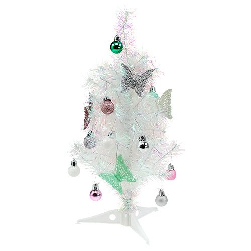 Floristik24 Juledekoration mini træ farverig 43cm