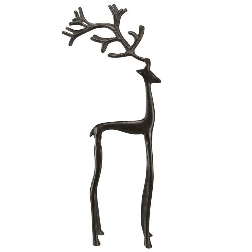 Artikel Julepynt rensdyr dekoration metal i brun 15x9x53cm