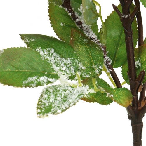 Artikel Julegrene, snebær, kunstig plante sneet L58cm