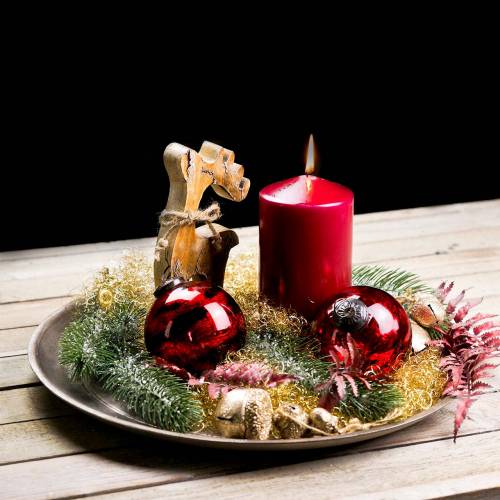 Floristik24 Juledekorationsfigur reindyr træ 25cm