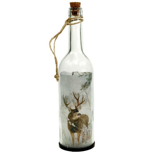 Floristik24 Juledekorationsflaske med belysning 30cm