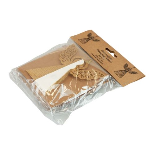 Artikel Papir engel juleengle dekoration papir hvid H12cm 4 stk