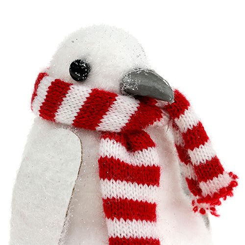 Artikel Juledekoration pingvin 11 cm hvid 3stk