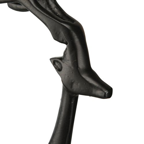 Floristik24 Julefigur rensdyr dekoration metal sort 17×8×38,5cm