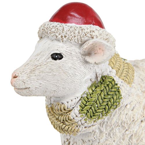 Artikel Julefigurer får med hue og tørklæde L16cm 2 stk