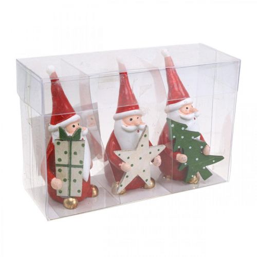 Floristik24 Julefigurer julemand dekorationsfigurer H8cm 3stk