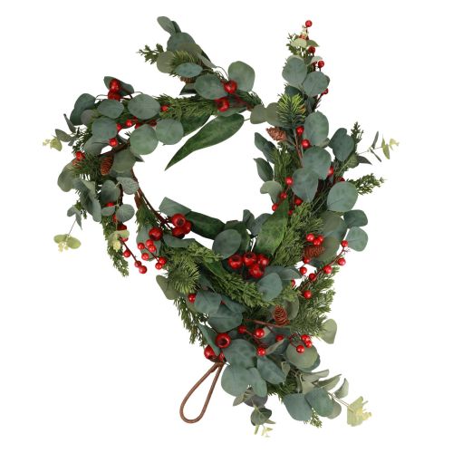 Floristik24 Juleguirlande granguirlande kunstig eukalyptus nåletræ bærgren 160cm