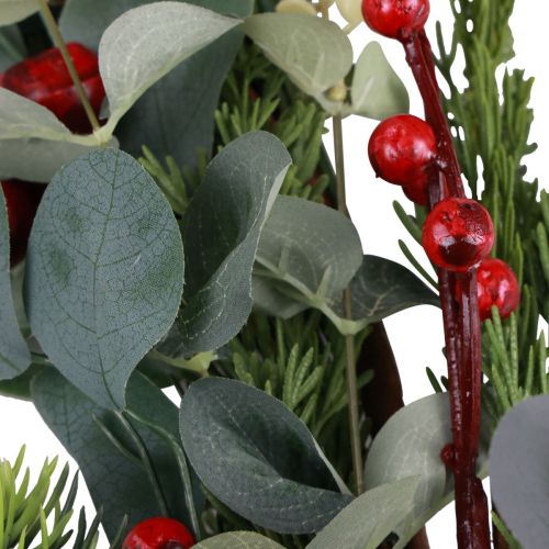 Floristik24 Juleguirlande granguirlande kunstig eukalyptus nåletræ bærgren 160cm