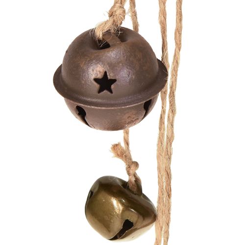 Artikel Juleklokker til ophængning, H37cm, 6 stk.