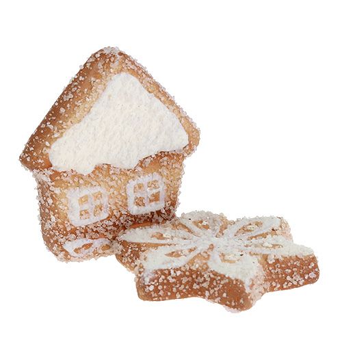 Floristik24 Julekiks hvid 3cm - 3,5 cm 24stk