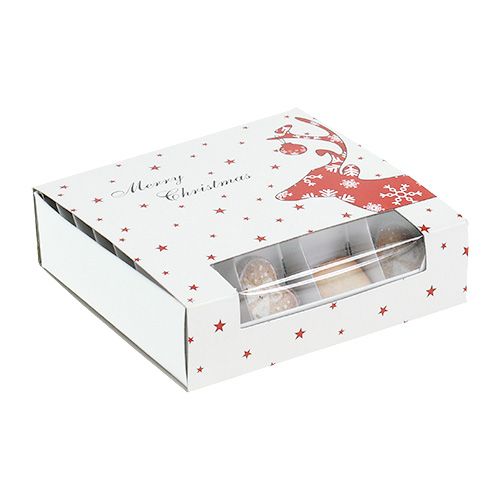 Floristik24 Julekiks hvid 3cm - 3,5 cm 24stk