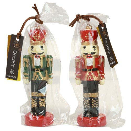 Floristik24 Julelys nøddeknækker figur bordpynt jul 18cm 1 stk