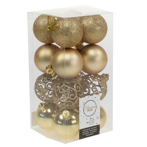 Floristik24 Julekugle guld Ø6cm 16 stk