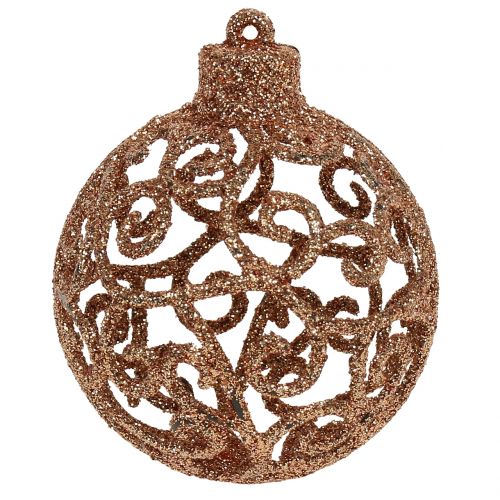 Floristik24 Julekugle kobber guld Ø6cm 16 stk