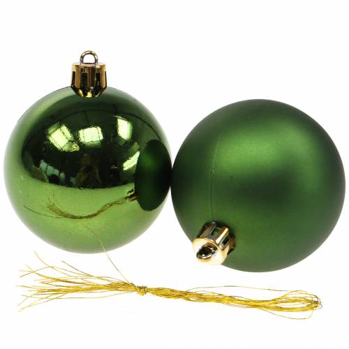 Floristik24 Juletræspynt julekugle grøn Ø6cm 12 stk