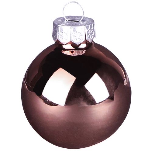 Artikel Julekugler abrikosmix trækugler glas Ø4cm 24 stk