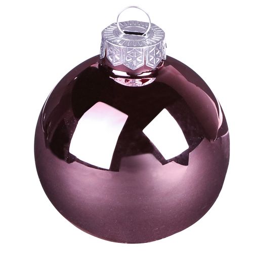 Artikel Julekugler abrikosmix trækugler glas Ø4cm 24 stk