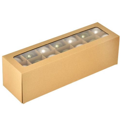 Artikel Julekugler glaskugle grøn creme Ø60mm 24 stk