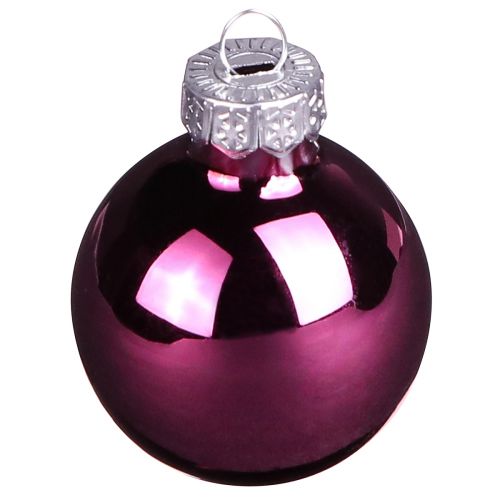 Artikel Julekugler glas mini bær beige pink Ø3cm 22 stk