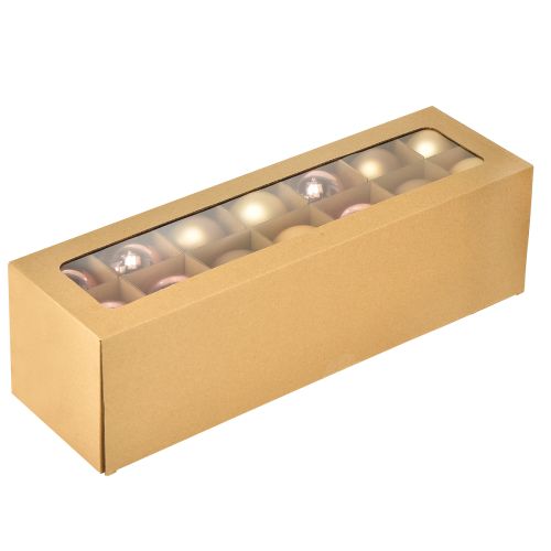 Artikel Julekugler guld og rose ægte glas Ø60mm 24 stk