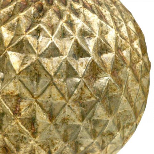 Floristik24 Julekugler rensdyr vintage træpynt guld Ø12cm 2stk