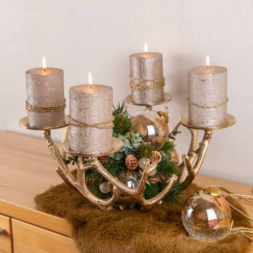 Floristik24 Julekugler glas Juletræskugler klare, brune Ø10cm 3stk