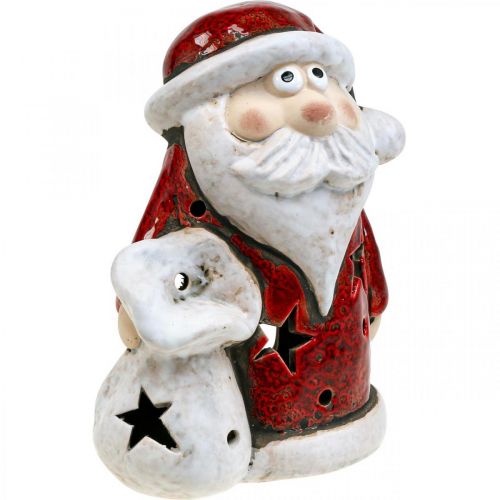 Julemand deco fyrfadsstage jul H15cm