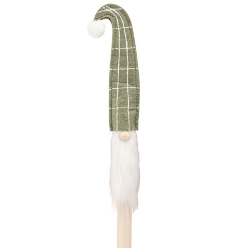 Julemanden på pind julenisse grøn 57 cm 4 stk.