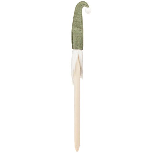 Artikel Julemanden på pind julenisse grøn 57 cm 4 stk.