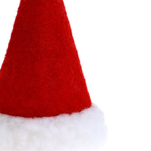 Floristik24 Julehatte rød 10cm 12stk