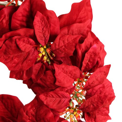 Artikel Julestjernekrans kunstige blomster jul Ø40cm