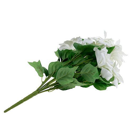 Artikel Julestjerne buket hvid L45cm