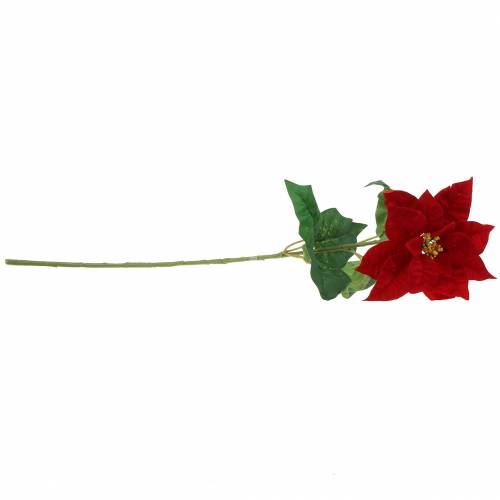Floristik24 Julestjerne kunstig blomst rød 67cm