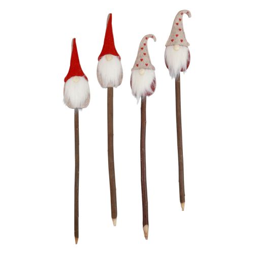 Floristik24 Julenisse havepæl nisse 48,5/50cm 4 stk