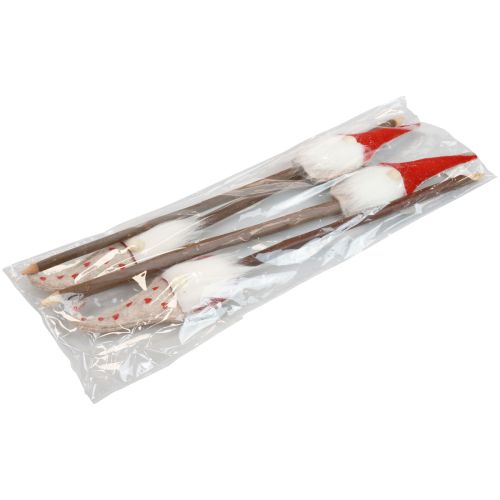 Floristik24 Julenisse havepæl nisse 48,5/50cm 4 stk