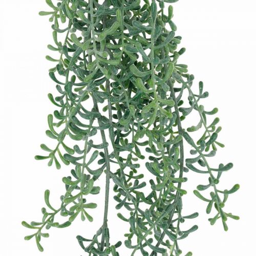 Grøn plante hængende kunstigt hængende plante med knopper grøn, hvid 100cm