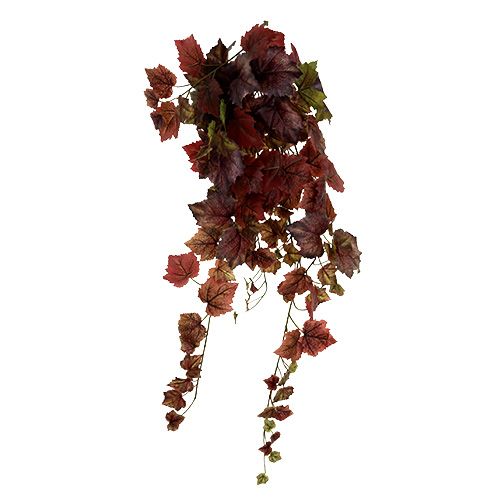 Vine blade bøjle grøn, mørk rød 100cm