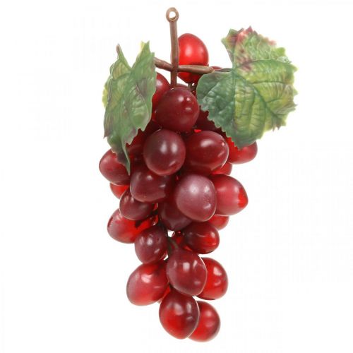 Dekorative druer rød Kunstige druer dekorative frugter 15cm