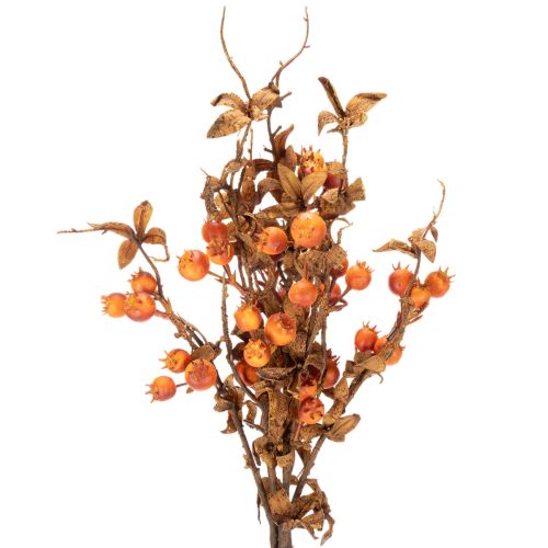 Kunstig hagtorngren, efterårsdekoration, 75 cm | Floristik24.dk