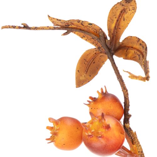 Kunstig hagtorngren, efterårsdekoration, 75 cm | Floristik24.dk