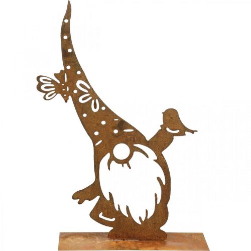 Floristik24 Patina dekorativ nisse metal dekorativ stand H39cm